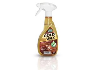 GOLD WAX rozprašovač 400 ml, na čistenie a ošetrenie nábytku - GOLD DROP | ***