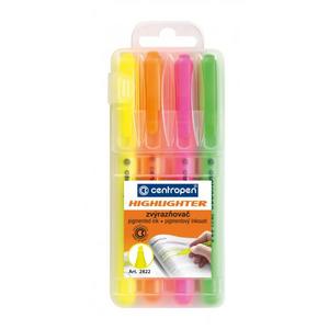 Sada zvýrazňovačov Centropen 2822/4S - Plastobal