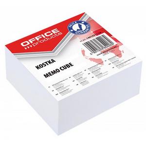Blok kocka lepená 85x85x40mm biela - Plastobal