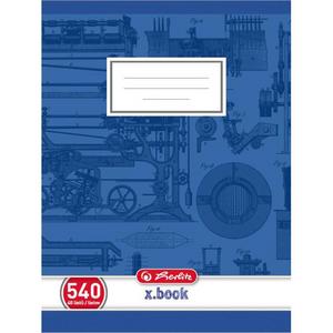 Zošit Herlitz 540 A5 čistý 70g/m2 - Plastobal