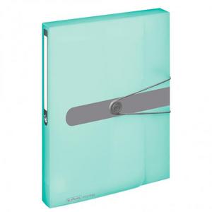 Plastový box s gumičkou Herlitz A4 PP mint - Plastobal