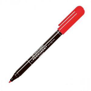 Permanentný popisovač Centropen 2846 červený - Plastobal