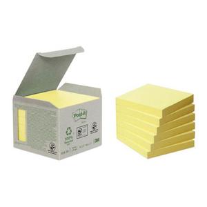 Bločky Post-it recyklované 76x76 žlté - Plastobal