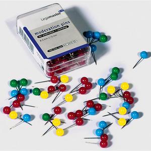 Napichovacie špendlíky guľaté Legamaster 6mm mix farieb 200ks - Pripináčiky a špendlíky | ***