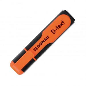 Zvýrazňovač DONAU D-text oranžový - Plastobal