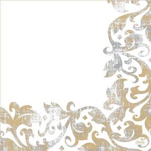 Obrúsky D-Soft 40X40Cm Festiva White [60 ks] - Plastobal