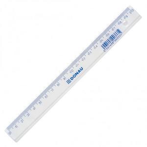 Pravítko DONAU 20cm transparentné - Plastobal
