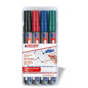 Sada popisovačov na tabule edding 250/4S - Popisovače stierateľné na tabule | ***