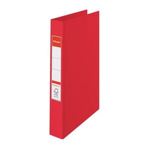 Zakladač 4-krúžkový Esselte celoplastový 4,2cm VIVIDA červený - Plastobal