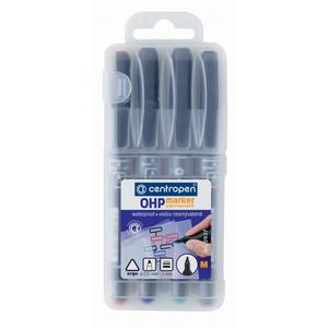 Sada popisovačov OHP Centropen 2637 M/4S - Popisovače na fólie a CD | ***
