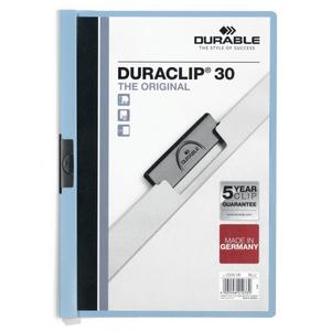 Obal s klipom DURACLIP Original 30 svetlomodrý - Plastobal