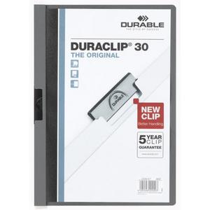Obal s klipom DURACLIP Original 30 antracitový - Plastobal
