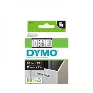 Samolepiaca páska Dymo D1 12 mm biela/čierna - Plastobal