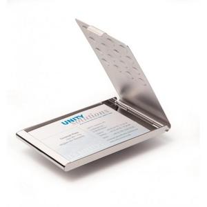 Krabička na vizitky DURABLE BUSINESS CARD BOX CHROME - Plastobal