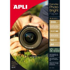 Fotopapier APLI A4 Bright 200g 50 hárkov - Plastobal
