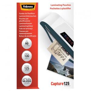 Laminovacie fólie Fellowes 111x154 /A6/ 125mic - Plastobal