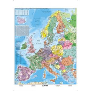 Mapa Európa PSČ - Plastobal