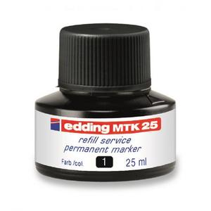 Atrament edding MTK 25 čierny - Plastobal