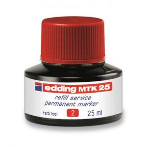 Atrament edding MTK 25 červený - Plastobal
