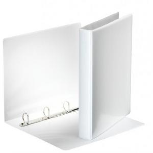 Zakladač prezentačný Esselte 4,4cm 4D-krúžkový biely - Plastobal