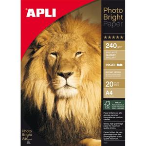 Fotopapier APLI A4 Bright 240g 20 hárkov - Plastobal