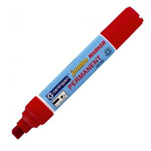 Permanentný popisovač Centropen Jumbo 9110 červený - Plastobal