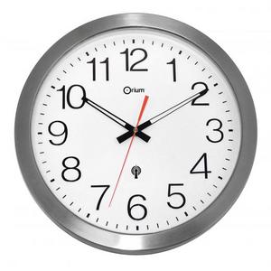 Nástenné hodiny vodeodolné 35cm strieborné - Plastobal