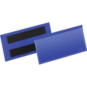 Magnetické vrecko na dokumenty 100x38mm 50ks modré - Plastobal