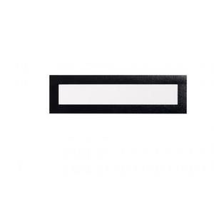 Magnetický DURAFRAME MAGNETIC Top pre A4, 210x40 mm, čierny - Plastobal