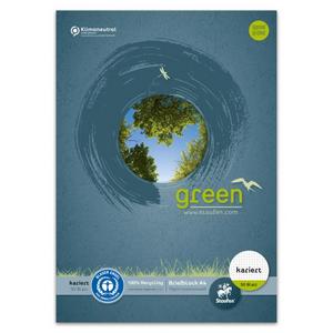 Blok poznámkový Format Werk Ursus Green A4 50 listov štvorčekový - Plastobal