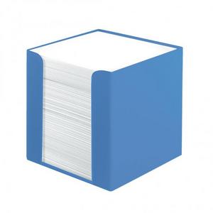 Blok kocka nelepená Herlitz Color Blocking 90x90x90mm baltická modrá - Plastobal