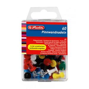 Napichovacie špendlíky Herlitz mix farieb 60ks - Pripináčiky a špendlíky | ***