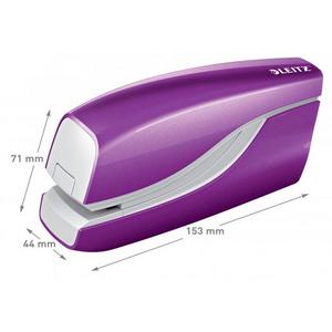 Elektrická zošívačka Leitz New NeXXt WOW 5566 purpurová - Plastobal