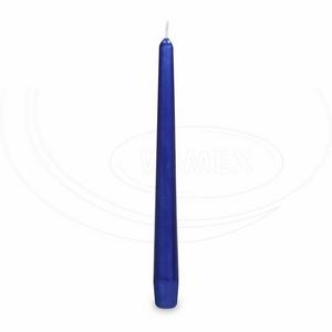Sviečka kónická tmavomodrá O23 x 245 mm [10 ks] - Plastobal