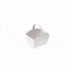 Svadobné košíčky (PAP) s uškom 10 x 8 x 6 cm [50 ks] - Plastobal