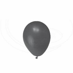 Nafukovací balónik čierny O25cm `M` [100 ks] - Plastobal