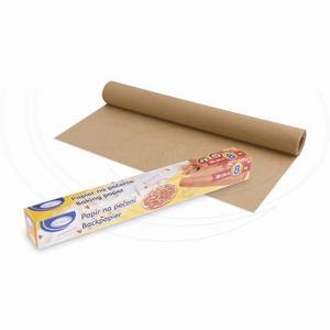 Papier na pečenie rolovaný hnedý 38cm x 8m [1 ks] - Plastobal