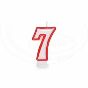 "Číslová sviečka ""7"" 75mm [1 ks]" - Plastobal
