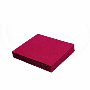Obrúsok (PAP-FSC Mix) 1vrstvý bordový 33 x 33 cm [100 ks] - Plastobal