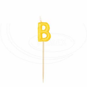"Set sviečok na špajdli ""HAPPY BIRTHDAY"" 65mm [1 sada]" - Plastobal