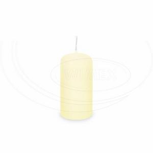 Sviečka valcová béžová O40 x 80 mm [4 ks] - Plastobal
