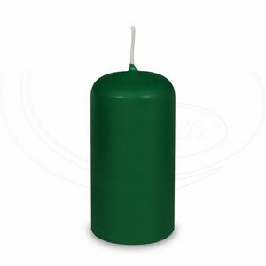 Sviečka valcová tmavozelená O60 x 120 mm [1 ks] - Plastobal