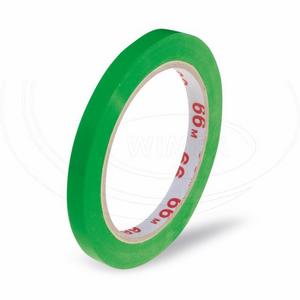 Lepiaca páska (PVC) zelená 9mm x 66m pre zatvárací strojček 67999 [1 ks] - Plastobal