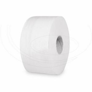 Toaletný papier (Tissue) 2vrstvý s ražbou biely `JUMBO` O19cm 145m [12 ks] 60350 - Plastobal