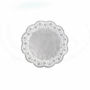 Dekoračná krajka (PAP) okrúhla biela O16cm [100 ks] - Plastobal