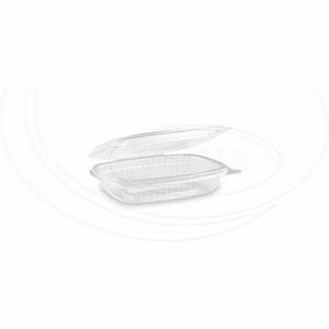 Miska (PP) s viečkom oválna priehľadná 125ml [50 ks] - Plastobal