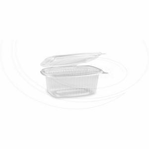 Miska (PP) s viečkom oválna priehľadná 250ml [50 ks] - Plastobal
