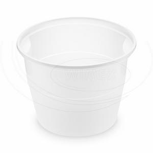 Miska (PP) biela O127mm 750ml [50 ks] - Plastobal