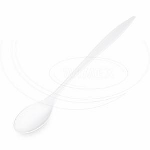 Koktejlová lyžička biela 21 cm [100 ks] - Plastobal