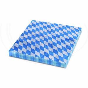 Obrúsok 1vrstvý Bavorsko modrý 33 x 33 cm [100 ks] - Plastobal